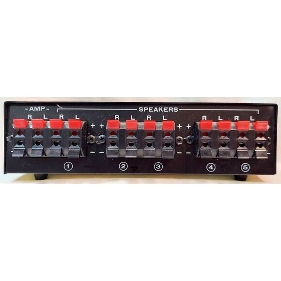 DLS SPEAKER SELECTOR SWITCH 5 PAIR, 50 WATT, MODEL 240-075 - Picture 2 of 3